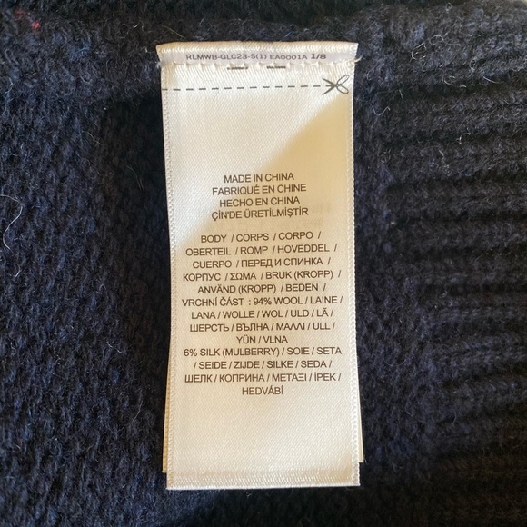 POLO RALPH LAUREN Weather Vane Wool-Silk Jumper Pullover Sweater Size XL NWT - Picture 9 of 9